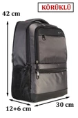 Sportif Su Geçirmez 14-15,6 inç Antrasit Notebook Laptop Sırt Çantası - 3
