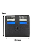 Hakiki Deri Unisex Slim Kartlık Siyah Cüzdan - 2