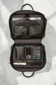 Unisex Lüx Macbook Organizer 15.6-16" İnç Kahverengi Laptop Evrak Çantası - 4