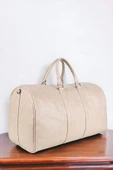 Sportif Vintage Krem Valiz - 2