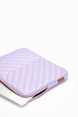 Omuz Askılı Macbook Air Pro 13.3-14" İnç Lila Notebook Laptop Kılıfı - 5
