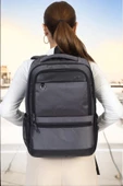 Sportif Su Geçirmez 14-15,6 inç Antrasit Notebook Laptop Sırt Çantası - 1