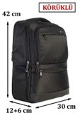 Sportif Su Geçirmez Notebook Laptop Sırt Çantası 14 - 15,6 inç - 3
