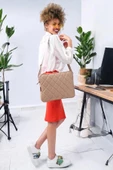 Kapitone 15-16" İnç Vizon Notebook Tablet Laptop Kılıfı - 2