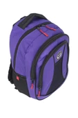 Cepli Su Geçirmez Mor Okul Çantası - 5