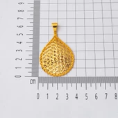 Damla Yaşam Çiçeği 22 Ayar Altın Kolye - 3