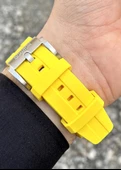 Quantum Sarı Silikon Kordon Erkek Kol Saati thumbnail 4