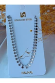 Cicili Bicili Sallantılı Pullu Çelik Halhal - 2