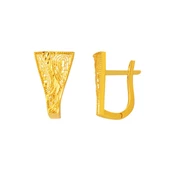 22 Ayar Sarı Altın Bayan Küpe thumbnail 1