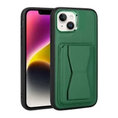 iPhone 14 Plus Kılıf Kartlıklı Standlı ​Pu Deri Memo Kapak thumbnail 8