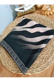 Tesettür Tarz Modern Ve Şık Son Moda Kapalı Zebra Desen Eşarp 1 Adet - 2