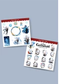 Genshin - Shenhe 2 Adet Sticker Seti Parlak Kağıt - oyun-süsleme-hediye çıkartmaları - 4