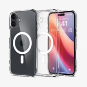 iPhone 16 Plus Kılıf Crystal MagSafe Özellikli Şeffaf - 1