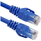 ODS 1m CAT6 Utp LSZH Saf Bakır Mavi Patch Kablo - 1