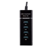 HYTECH HY-U340 4port USB 3.0 Siyah USB Çoklayıcı Hub - 2