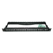 Erat Edp-C6utp-024 Cat6 Utp Modüler 24 Port Boş Patch Panel - 1