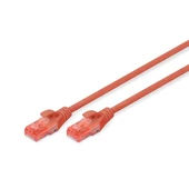 DIGITUS 1m CAT6 Utp DK-1617-010/R Kırmızı Patch Kablo (10'lu Paket) - 1