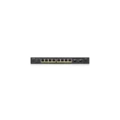 ZyXEL 10port 130w 8port PoE GS1100-10HP GIGABIT 2X SFP Yönetilemez Switch thumbnail 2