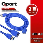 Qport Q-Uz3050 Usb 3.0 Usb Uzatma Kablosu 5 Mt - 1