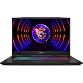 MSI 17.3" KATANA 17 B12VFK-1031XTR COERE i5 12450H-16GB DDR5 RAM-8GB RTX4060-512GB NVME-W11 PRO thumbnail 1