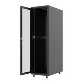 AGER 22U 600x800mm Dikili Tip Siyah Kabinet Vega AG-VB22U6080S1 Cam Kapak - 1