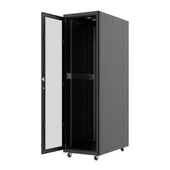AGER 32U 600x1000mm Dikili Tip Siyah Kabinet Vega AG-VB32U6010S1 Cam Kapak - 1