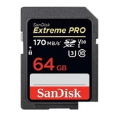 SANDISK 64GB EXTREME PRO SDSDXXU-064G-GN4IN SDXC HAFIZA KARTI - 1