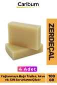 Doğal Güzel Kokulu El Yüz Saç Vücut Cilt Onaran Kolajen Etkili Zerdeçal Bitkisel Sabun 4 Adet thumbnail 1