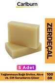 Doğal Güzel Kokulu El Yüz Saç Vücut Cilt Onaran Kolajen Etkili Zerdeçal Bitkisel Sabun 5 Adet thumbnail 1