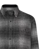 Regular Fit Erkek Kışlık HAKİKİ Oduncu Gömleği Gri-6920 - 2