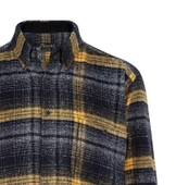 Regular Fit Erkek Kışlık HAKİKİ Oduncu Gömleği Sarı-6923 thumbnail 2