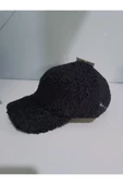 Trend Teddy Peluş Beyaz Cap Şapka - 9