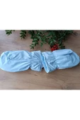 Kışlık su geçirmez içi Peluş Boyundan Askılı tavşan detay beyaz renk Bebek Eldiven - 4