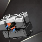 Şarjlı 5 Led 4 Modlu Cob Led Avcı Balıkçı Kamp Süper Kafa Lambası Model 212 thumbnail 2