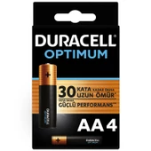 DURACELL OPTIMUM MX1500 1.5 VOLT ALKALİN AA KALEM PİL (4LÜ PAKET) - 3