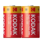 KODAK SUPER HEAVY DUTY D BOY (R20) PİL (2Lİ PAKET) - 1