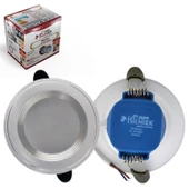 COB LED SPOT 3 RENK 7W 9.5CM 2 ADET HIGHTEK HT-0638 - 1
