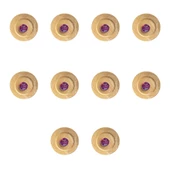 Kullan At Parti Davet Sunum Servis Plastik Sert Mika Tabak - 26 Cm. - Krem - 6 Adetlik 10 Paket thumbnail 1