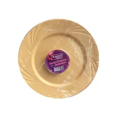 Kullan At Parti Davet Sunum Servis Plastik Sert Mika Tabak - 26 Cm. - Krem - 6 Adetlik 5 Paket - 2