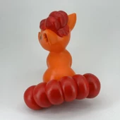 Vulpix Pokemon Kendi Biblonu Kendin Boya Seti - 3 Boyutlu Sevimli Biblolar + 5 Akrilik Boya + Fırça - 4