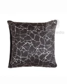 Gümüş Varaklı Yaldızlı Dekoratif Şık 4'lü Kırlent Kılıfı (4 Adet) thumbnail 2