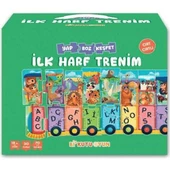 İlk Harf Trenim Cırt Cırtlı Yapboz ve Kitap Seti - 1