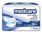 Medcare Belbantlı Classic Hasta Bezi 30 Adet Large - 1
