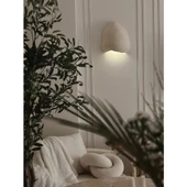 Fiberglass Duvar Apliği E14 Duylu - 30 cm, Traverten Görünümlü Kapadokya Renk Bej - 3