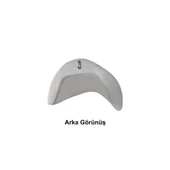 Fiberglass Duvar Apliği E14 Duylu  - 36x24 cm, Traverten Görünümlü Kırık Beyaz - 2