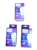 3 ADET Philips 8 w 60 w led ampül tasarruflu ampül - 1