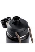 HAERS SİYAH ÇİFT KATMANLI  PASLANMAZ ÇELİK TERMOS SU ŞİŞESİ 710ML - 2