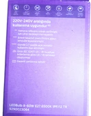 3 ADET Philips 8 w 60 w led ampül tasarruflu ampül - 4