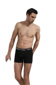 Saran Erkek Likralı Pamuklu Boxer 3103 - 6 Adet  Siyah L thumbnail 1