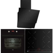 Teka Ankastre Set Siyah (TVT 60 BK- HAK 629 BK- IT 6450) - 1